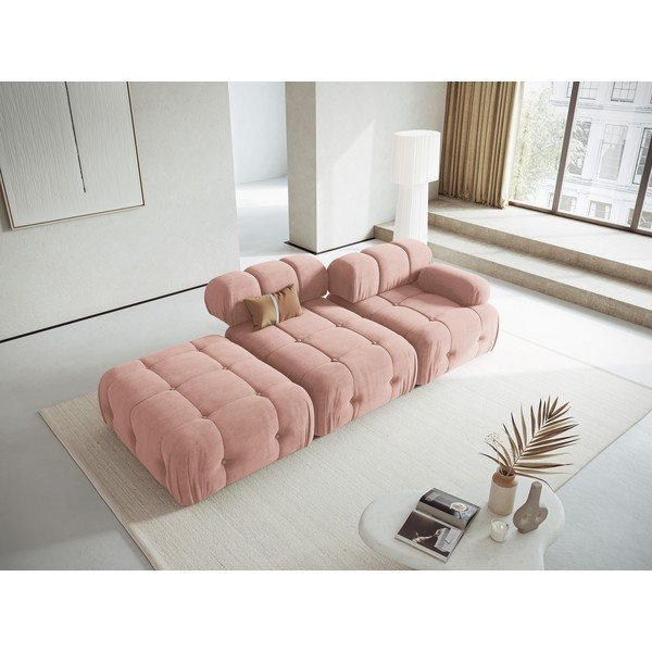 Chaise lounge componibile in rosa chiaro Ferento – Cosmopolitan Design-image-1