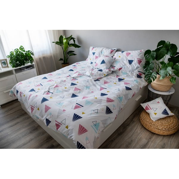 Biancheria da letto in cotone, 140 x 200 cm Geometry - Cotton House