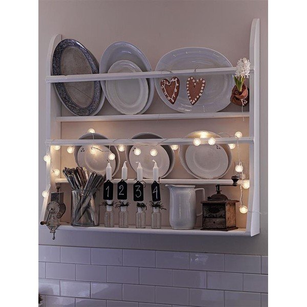 Catena luminosa a LED trasparente, 20 luci, lunghezza 220 cm Boll - Markslöjd-image-1