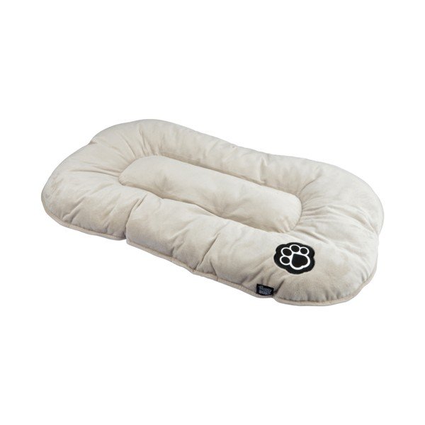 Cuccia beige in camoscio per cane 61x38 cm Flakes – Love Story