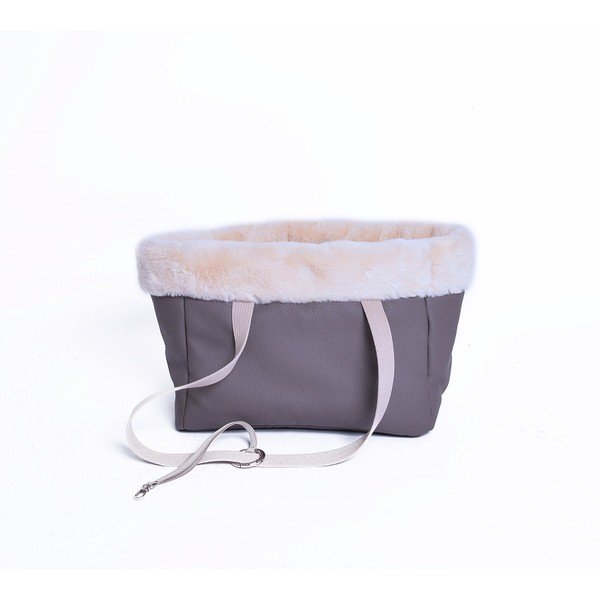 Cassa in ecopelle marrone 35x21 cm Snow - Petsy