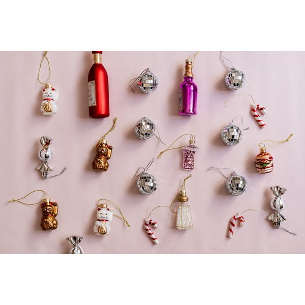 Set di palline di Natale in plastica 6 pz ø 4 cm Mirror Ball Mini – Sass & Belle-image-4