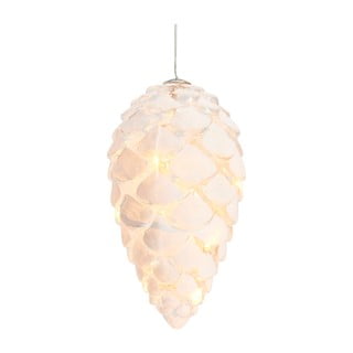Decorazione natalizia luminosa bianca a sospensione ø 7 cm Celina – Sirius