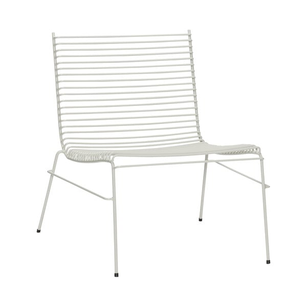 Sedia da giardino in metallo bianco String - Hübsch