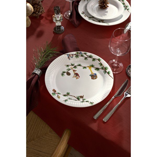 Piatto bianco in porcellana a tema natalizio ø 27 cm Hammershøi Christmas – Kähler Design-image-3