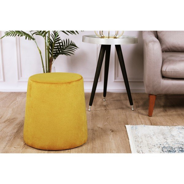 Pouf Omega giallo Duru Konik - Balcab Home-image-1
