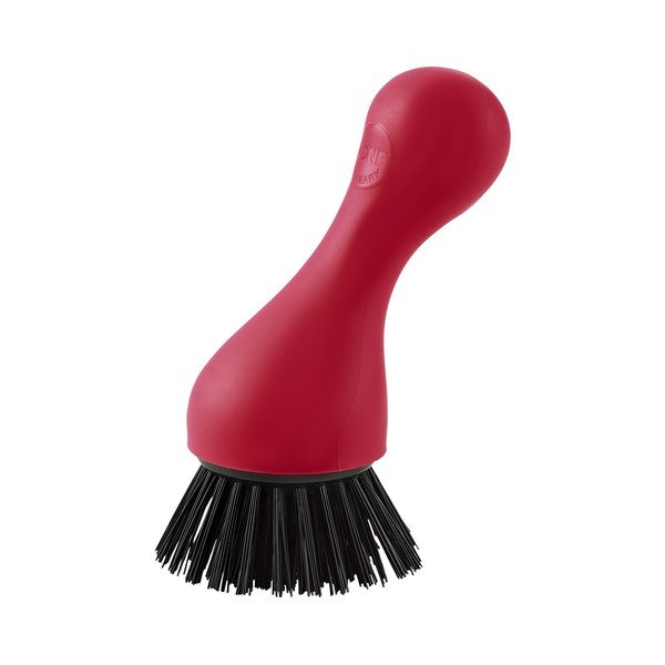 Kartáč na zeleninu, červený