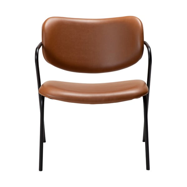 Poltrona in similpelle marrone cognac Zed - DAN-FORM Denmark-image-2