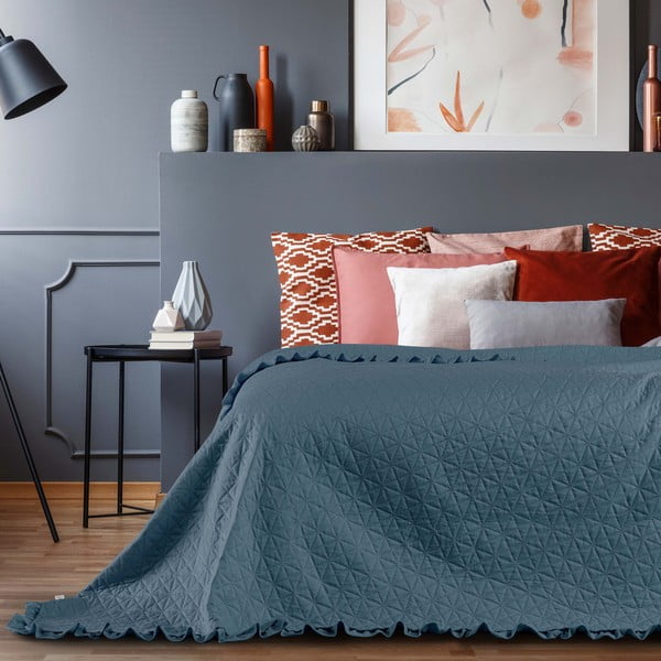 Copriletto blu Marine, 260 x 240 cm Tilia - AmeliaHome-image-1