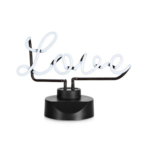 Decorazione da tavolo a LED nera con scritta Texas - Markslöjd