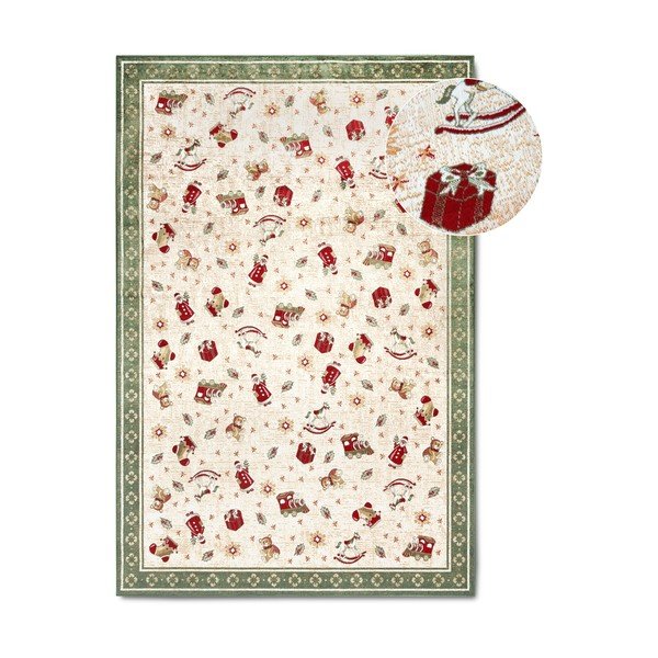 Tappeto verde natalizio in cotone 160x230 cm Toy's Delight Green Christmas - Villeroy&Boch