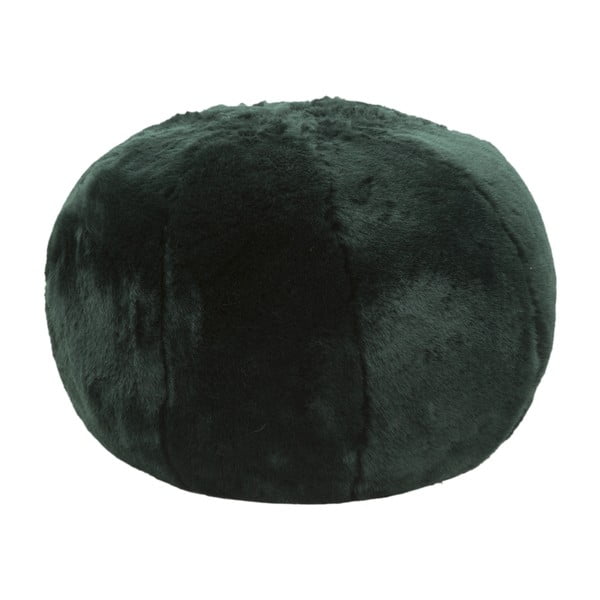 Pouf verde smeraldo in peluche - Mauro Ferretti