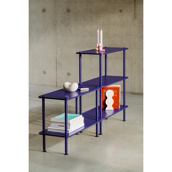 Scaffale nero con effetto rovere 80x54,5x35 cm Teidi – noo.ma-image-2