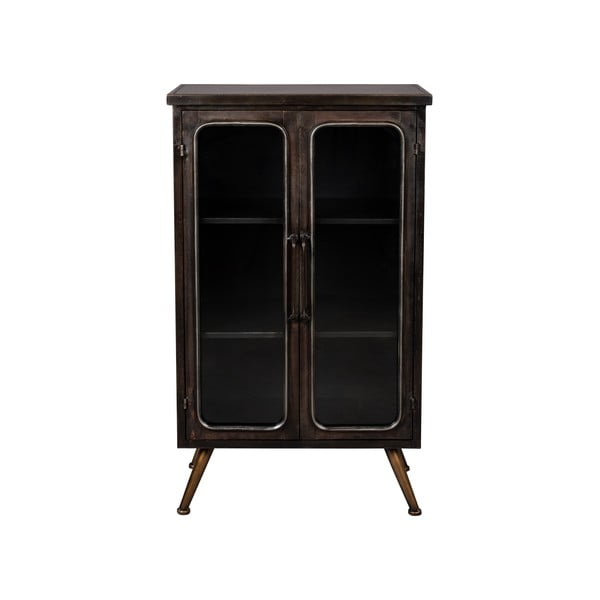 Vetrina nera in metallo 60x100x35 cm Denza – Dutchbone