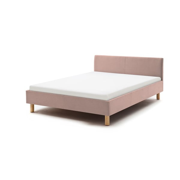 Letto singolo imbottito rosa 120x200 cm Lena - Meise Möbel