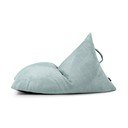 Pouf a sacco per bambini color menta con rivestimento in velluto a coste Razzy – SLOWDOWN