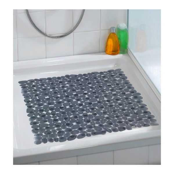 Tappeto da bagno antiscivolo grigio antracite , 54 x 54 cm Paradise - Wenko-image-1