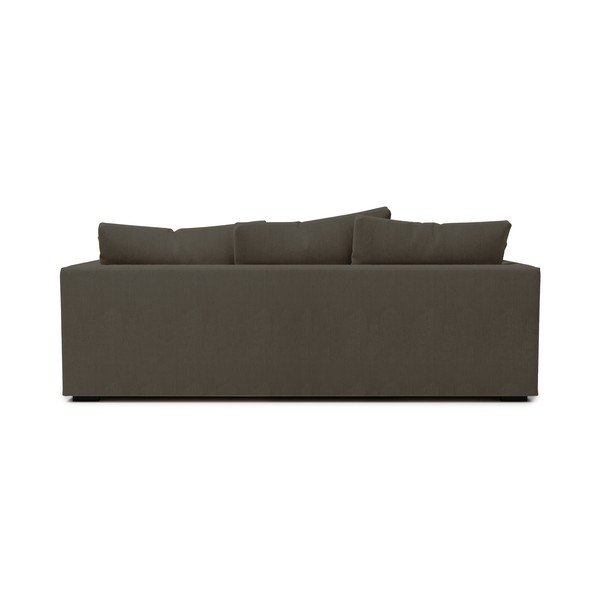 Divano in velluto a coste grigio scuro 220 cm Comfy - Scandic-image-2