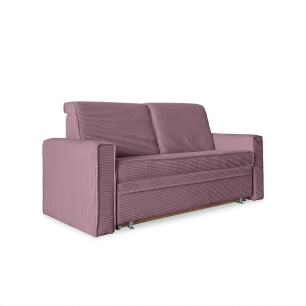 Divano letto rosa 168 cm Lucky Lucy - Miuform