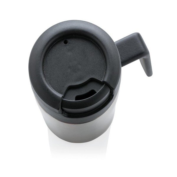 Termohrnek s ouškem ve stříbrné barvě XD Design Coffee to Go, 160 ml-image-4
