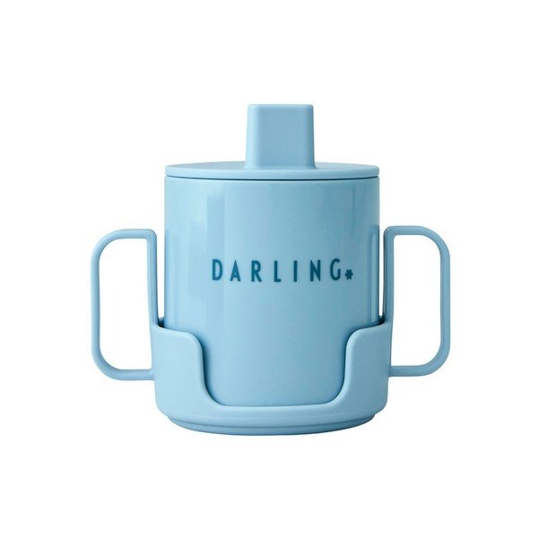 Tazza per bambini azzurra Darling Mini - Design Letters-image-2
