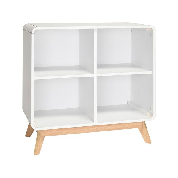 Libreria bianca 75x75 cm Cassie - Støraa-image-2