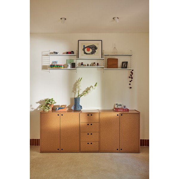 Credenza di colore naturale 197x80x40 cm Wally – Teulat-image-1