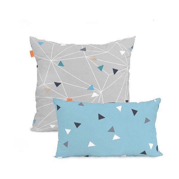 Set di 2 federe in cotone Cuore - Blanc