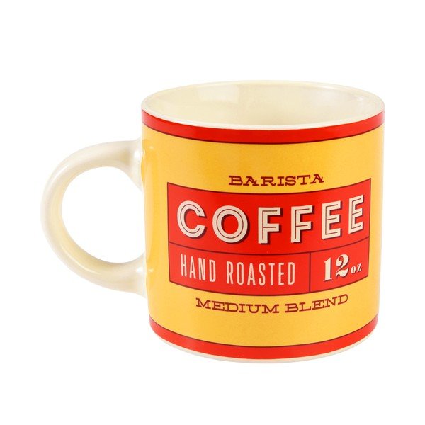 Tazza rossa/color crema in ceramica 350 ml Barista – Rex London