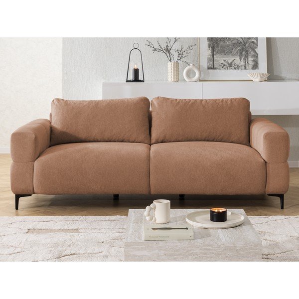 Divano color terracotta 217 cm Helio – Ropez-image-1