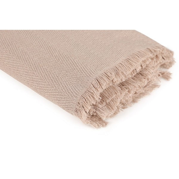 Copriletto marrone in cotone riciclato 170x205 cm Merlin - Mijolnir-image-3