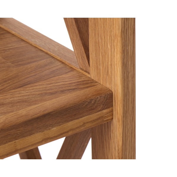 Scaffale effetto rovere colore naturale 70x124 cm X-Shelf - Unique Furniture-image-3