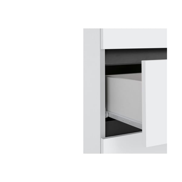 Mobile da bagno bianco , 38 x 130 cm Wisla - Støraa-image-4