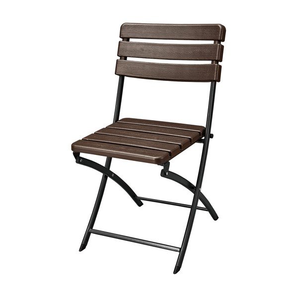 Set di 2 sedie da giardino in metallo marrone Tabora - Garden Pleasure