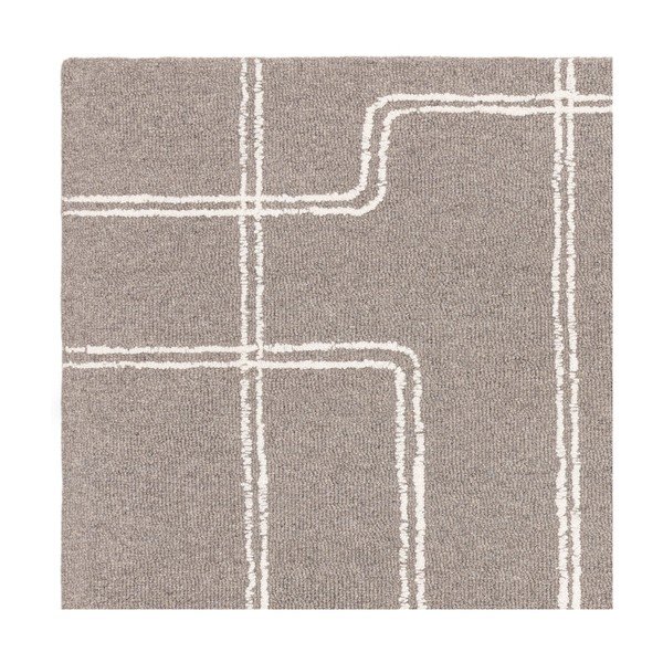 Tappeto in lana grigio chiaro tessuto a mano 200x300 cm Ada - Asiatic Carpets-image-1