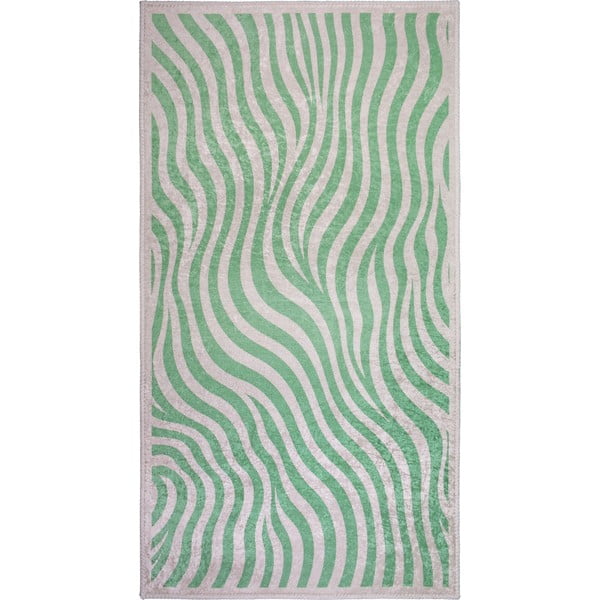 Tappeto verde lavabile 60x100 cm Green Zebra – Vitaus