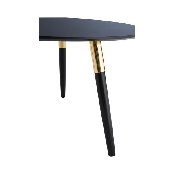 Tavolino rotondo nero ø 80 cm Nostra - Premier Housewares-image-1