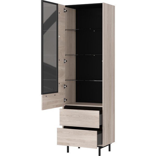 Vetrina in rovere 64x206 cm Cantoria - Germania-image-4