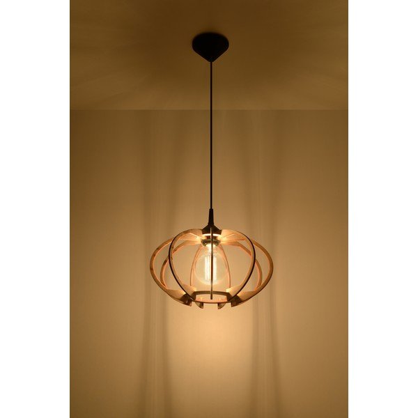 Lampada a sospensione in legno Mandore - Sollux-image-3