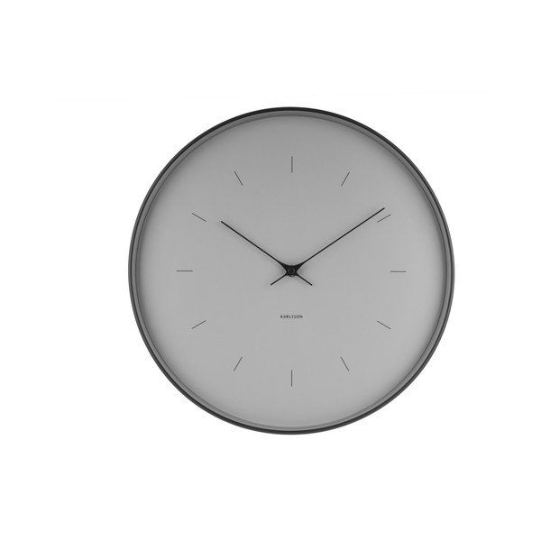 Orologio da parete grigio Butterfly, Ø 37,5 cm Butterfly Hands - Karlsson