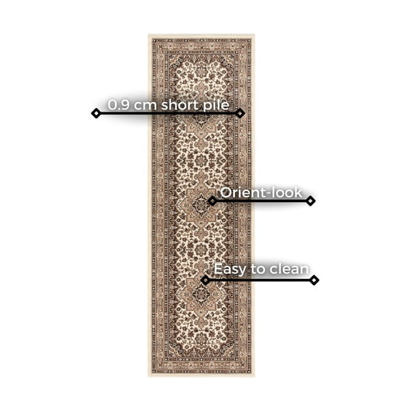 Runner beige , 80 x 250 cm Parun Tabriz - Nouristan-image-3