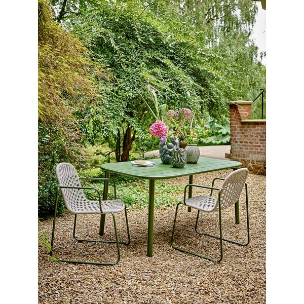 Tavolo da pranzo da giardino in metallo 90x160 cm Calana – Bloomingville-image-1