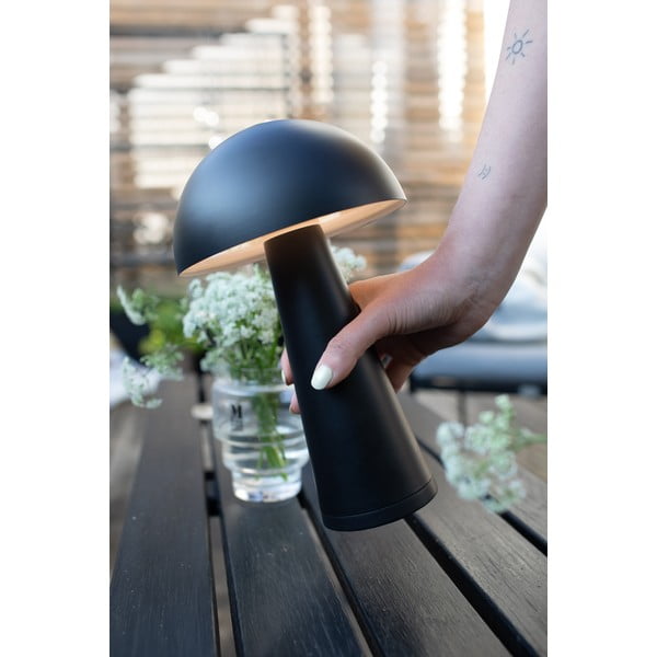 Lampada da tavolo a LED nera (altezza 26,5 cm) Fungi - Markslöjd-image-2