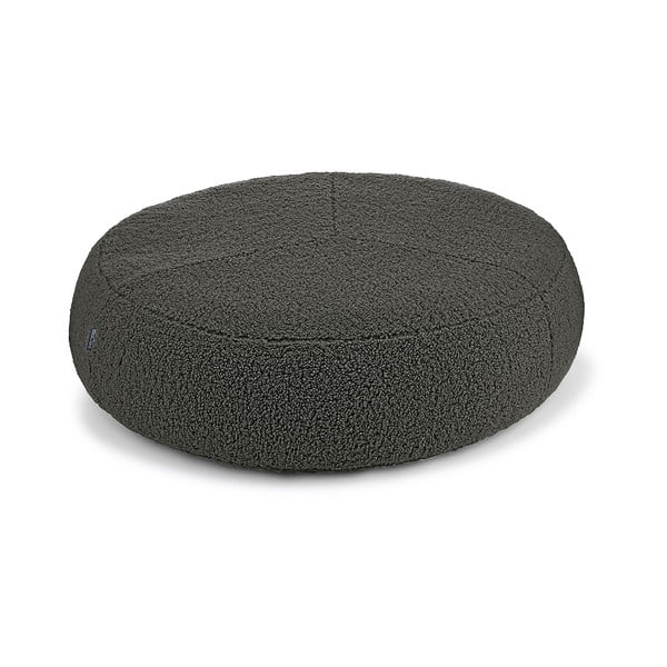 Cuccia per cani grigio scuro in materiale bouclé ø 70 cm Senso Pouffe Graphite S/M - MiaCara