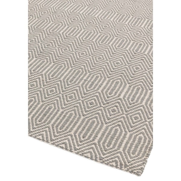 Tappeto in lana grigio chiaro 120x170 cm Sloan - Asiatic Carpets-image-4