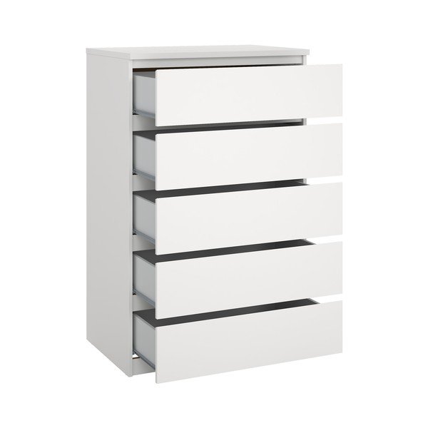 Credenza bianca 77x121x50 cm Naia – Tvilum-image-2