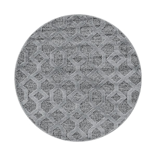 Tappeto rotondo grigio ø 120 cm Pisa - Ayyildiz Carpets