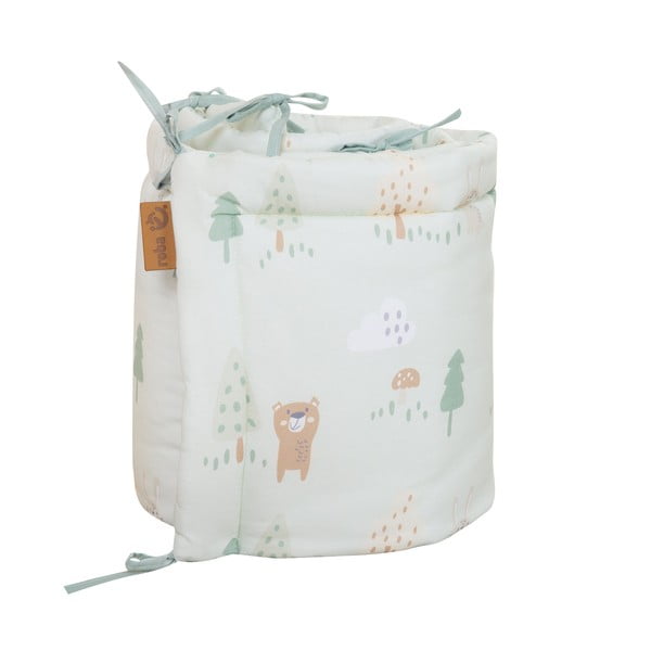 Paracolpi verde chiaro in cotone 170 cm Woodland Buddies – Roba-image-2