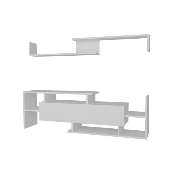 Televisore bianco 154x42 cm Dream - Kalune Design-image-1