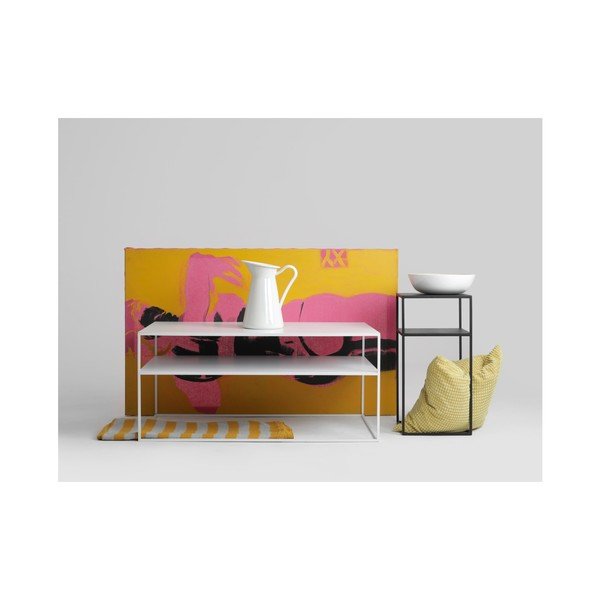Bílý konferenční patrový stolek Custom Form Tensio, délka 100 cm-image-4